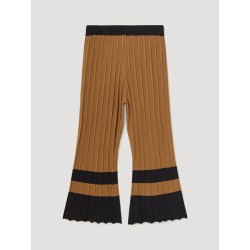 RIBBED KNIT TROUSERS
